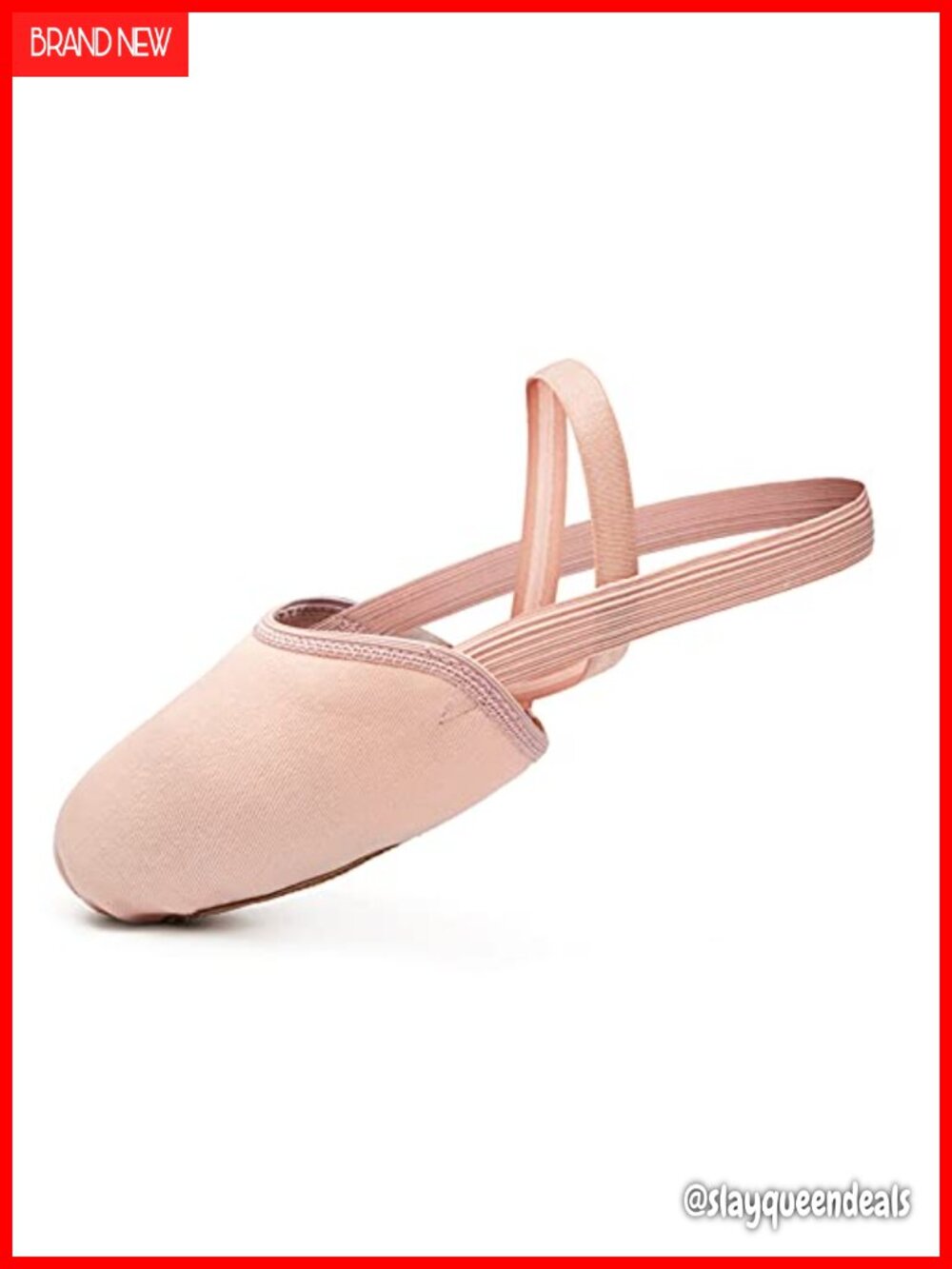 Half Sole Dance Shoes Canvas Leather Sole Lyrical Turners